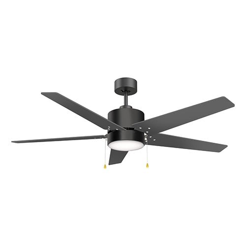 EMPIRE 52 inch 5 - Blade Ceiling Fan with LED Light & Pull Chain - LEDMyPlace