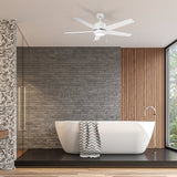 EMPIRE 52 inch 5 - Blade Ceiling Fan with LED Light & Pull Chain - LEDMyPlace