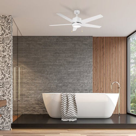 EMPIRE 52 inch 5 - Blade Ceiling Fan with LED Light & Pull Chain - LEDMyPlace