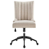 Empower Channel Tufted Fabric Office Chair - BUILDMYPLACE