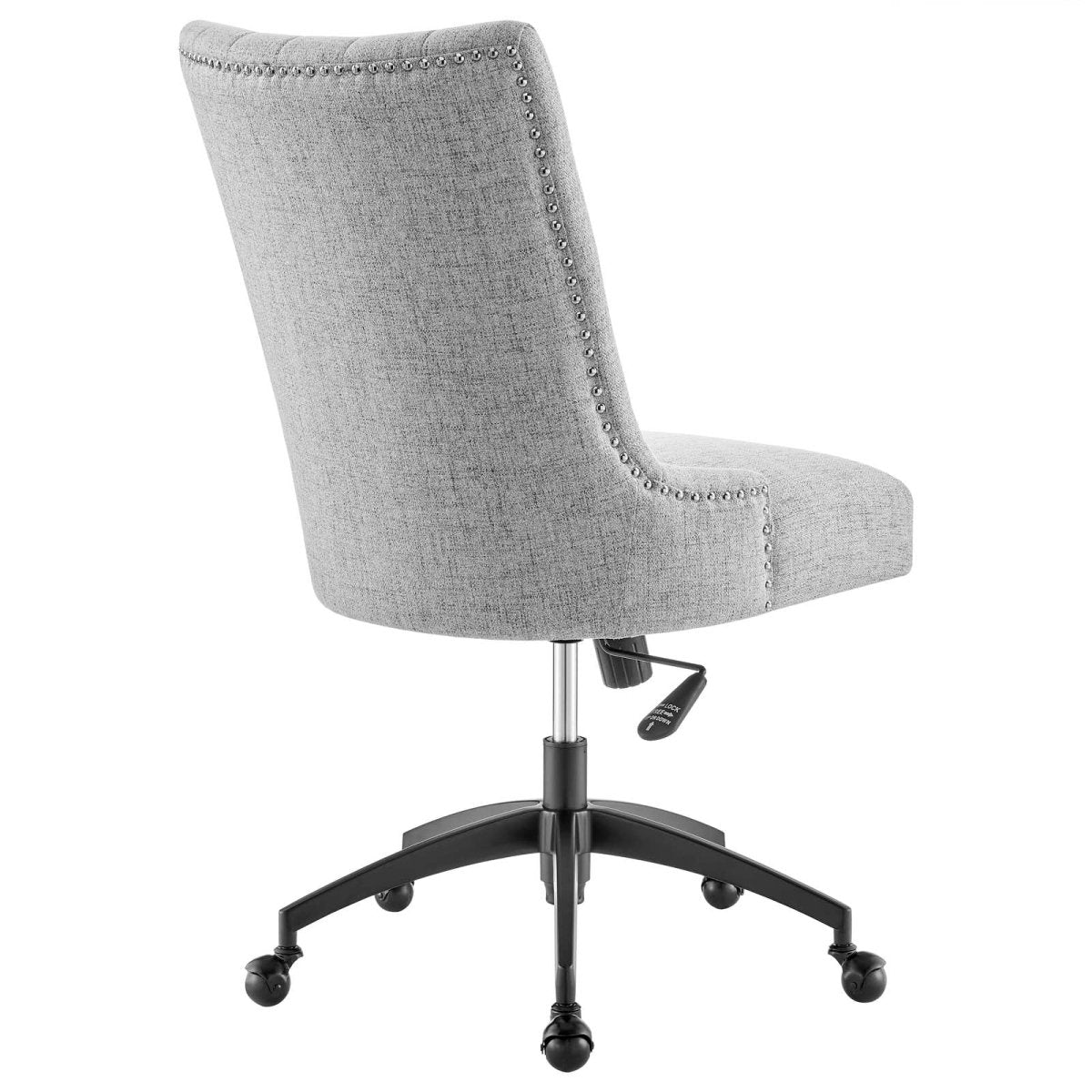 Empower Channel Tufted Fabric Office Chair - BUILDMYPLACE