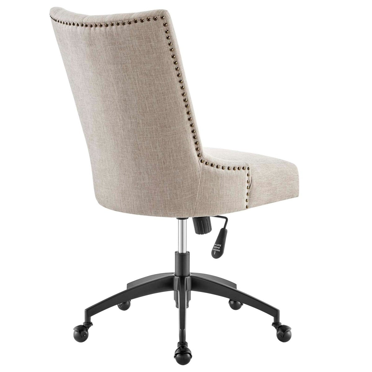 Empower Channel Tufted Fabric Office Chair - BUILDMYPLACE