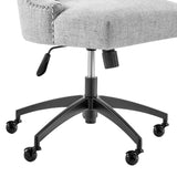 Empower Channel Tufted Fabric Office Chair - BUILDMYPLACE