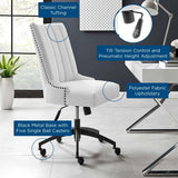 Empower Channel Tufted Fabric Office Chair - BUILDMYPLACE