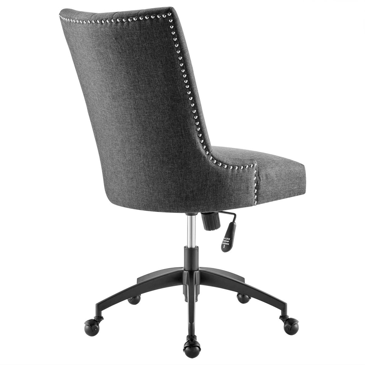 Empower Channel Tufted Fabric Office Chair - BUILDMYPLACE