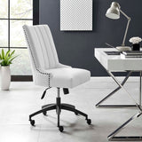 Empower Channel Tufted Fabric Office Chair - BUILDMYPLACE