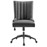 Empower Channel Tufted Fabric Office Chair - BUILDMYPLACE