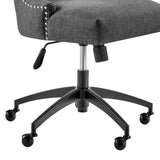 Empower Channel Tufted Fabric Office Chair - BUILDMYPLACE