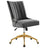 Empower Channel Tufted Performance Velvet Office Chair - BUILDMYPLACE