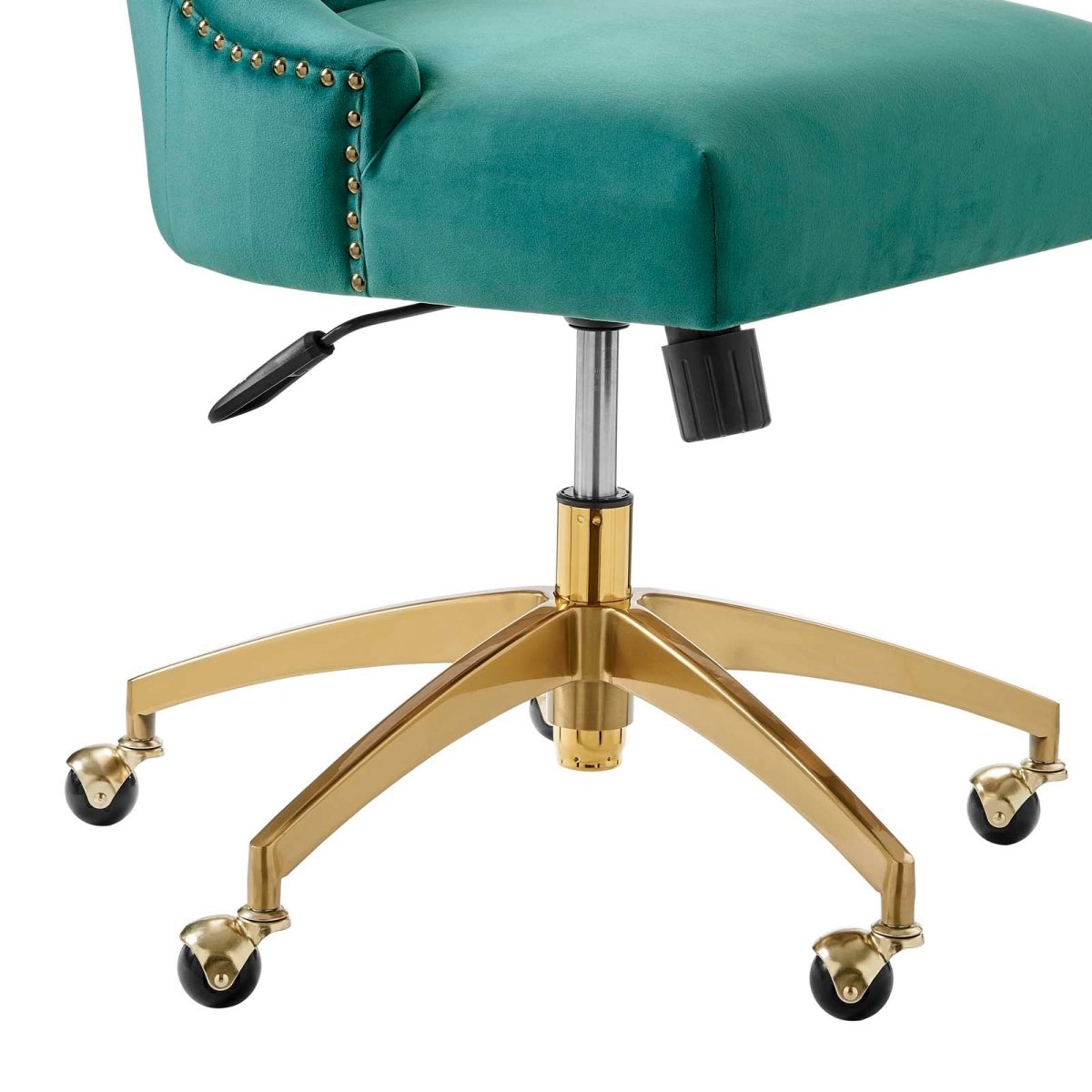 Empower Channel Tufted Performance Velvet Office Chair - BUILDMYPLACE