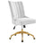 Empower Channel Tufted Performance Velvet Office Chair - BUILDMYPLACE