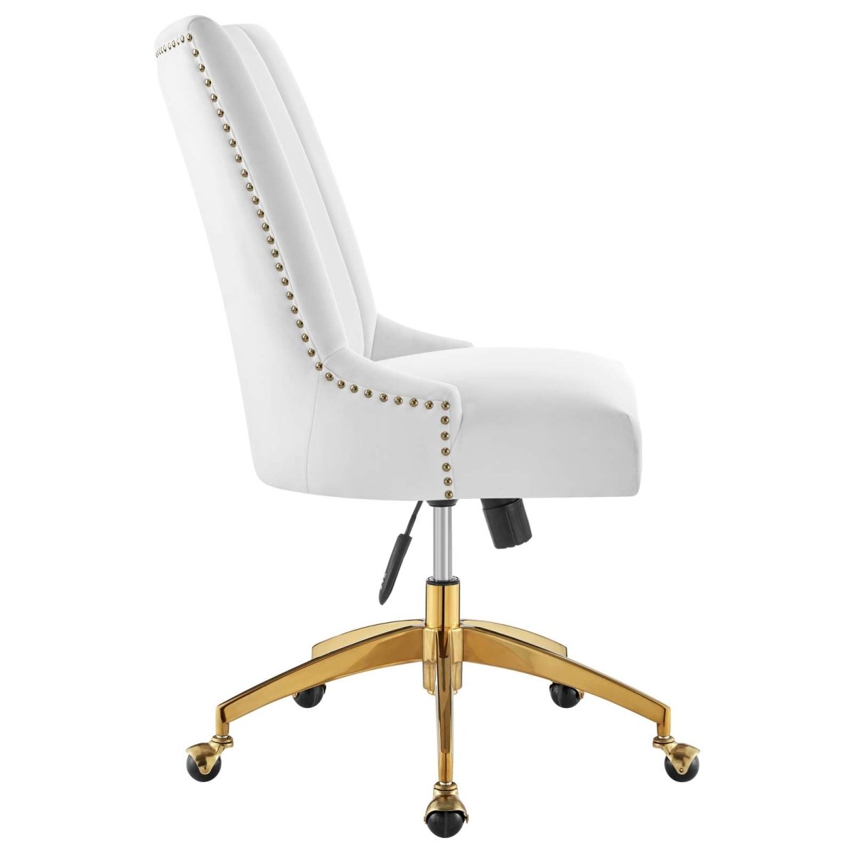 Empower Channel Tufted Performance Velvet Office Chair - BUILDMYPLACE