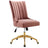 Empower Channel Tufted Performance Velvet Office Chair - BUILDMYPLACE