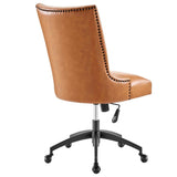 Empower Channel Tufted Vegan Leather Office Chair - BUILDMYPLACE