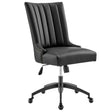 Empower Channel Tufted Vegan Leather Office Chair - BUILDMYPLACE