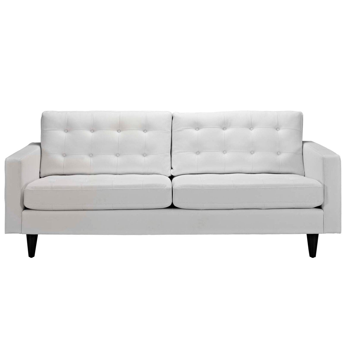 Empress Bonded Leather Sofa - BUILDMYPLACE