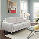 Empress Bonded Leather Sofa - BUILDMYPLACE