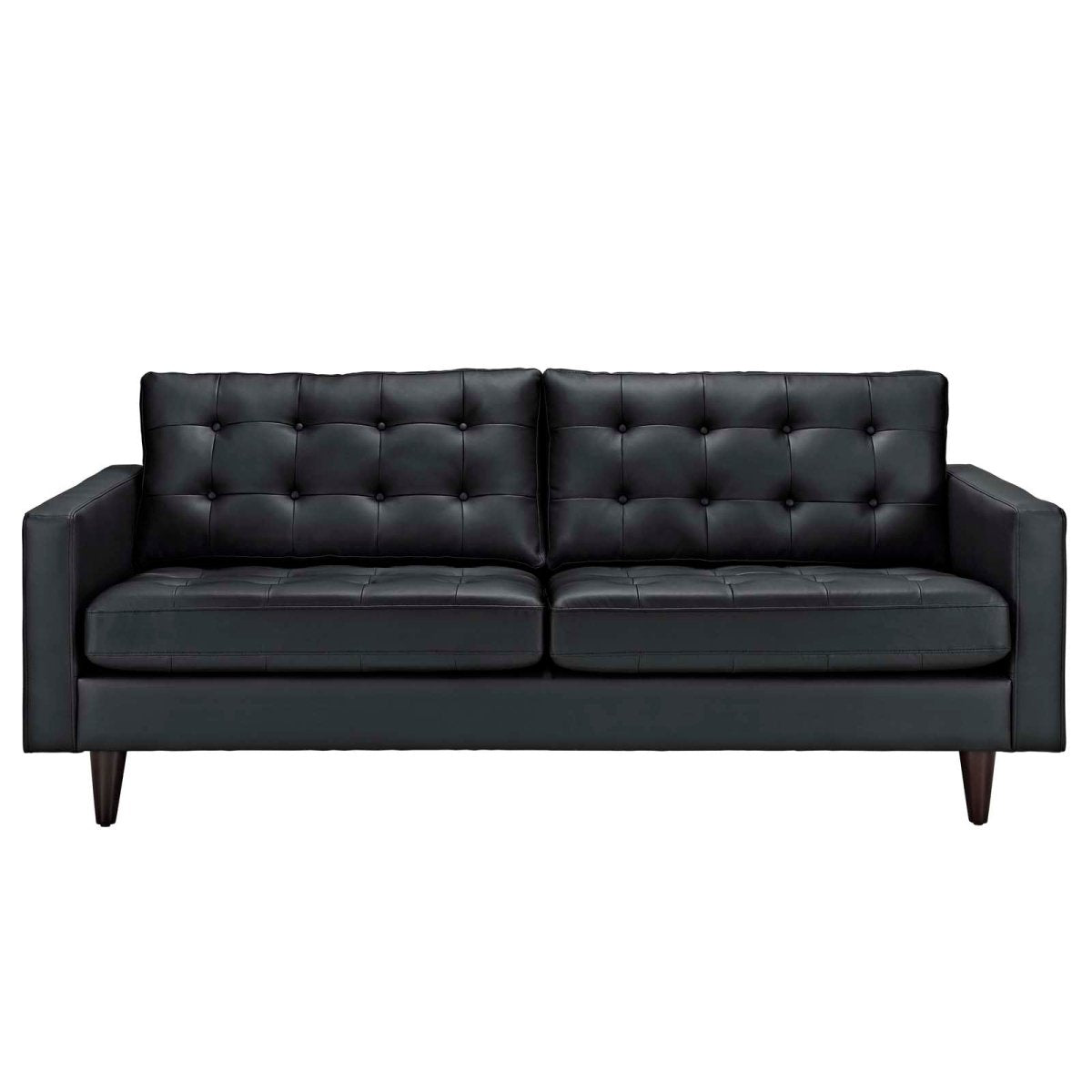 Empress Bonded Leather Sofa - BUILDMYPLACE