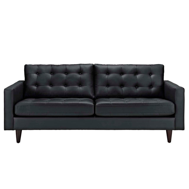 Empress Bonded Leather Sofa - BUILDMYPLACE