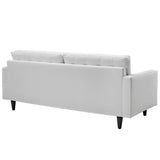 Empress Bonded Leather Sofa - BUILDMYPLACE