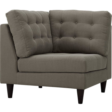 Empress Upholstered Fabric Corner Sofa - BUILDMYPLACE