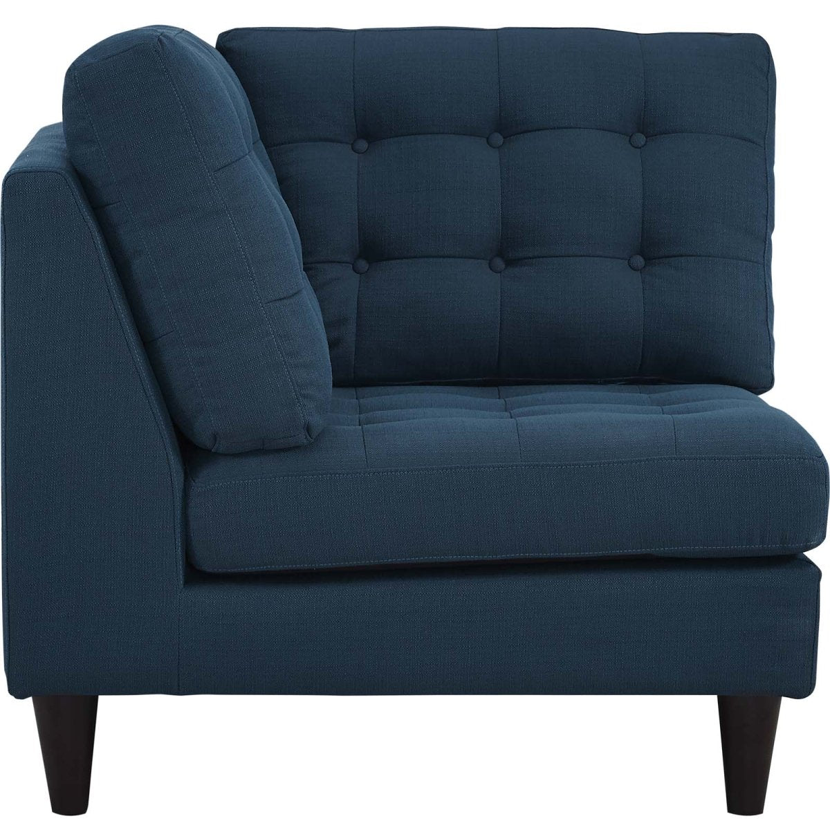 Empress Upholstered Fabric Corner Sofa - BUILDMYPLACE