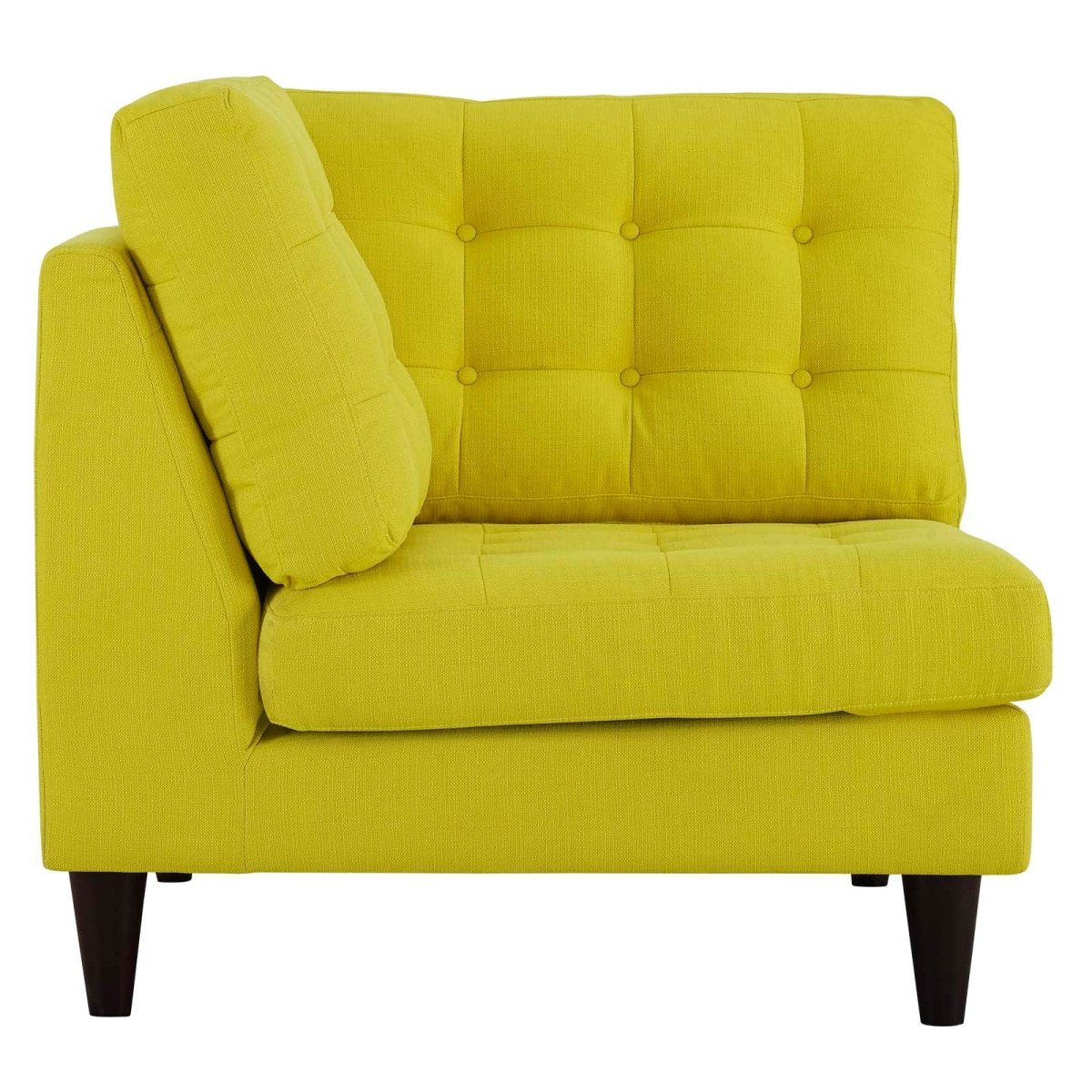 Empress Upholstered Fabric Corner Sofa - BUILDMYPLACE