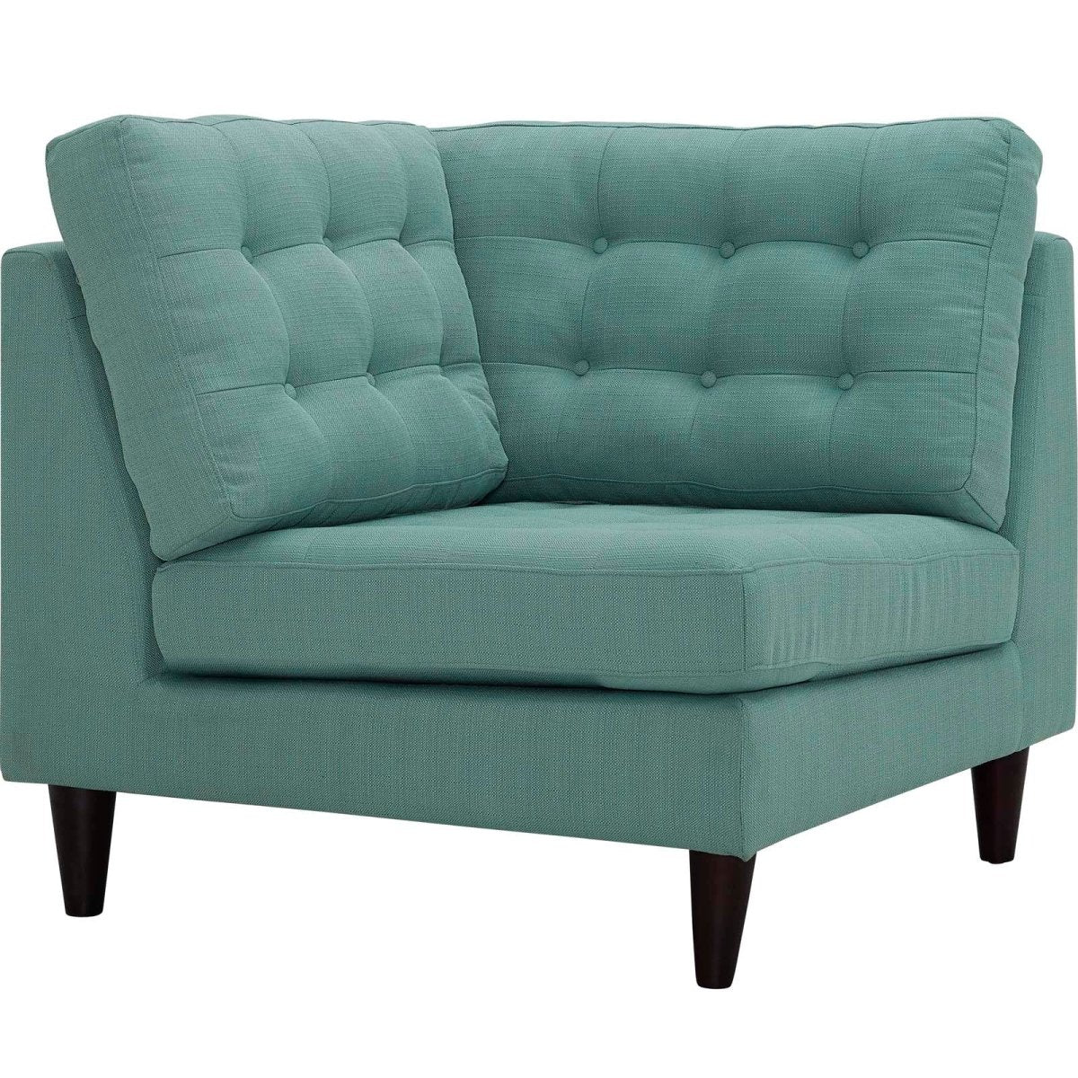 Empress Upholstered Fabric Corner Sofa - BUILDMYPLACE