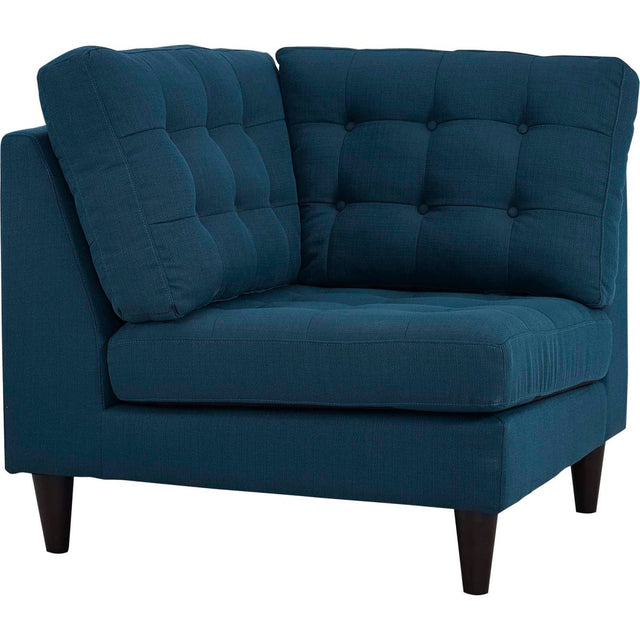 Empress Upholstered Fabric Corner Sofa - BUILDMYPLACE