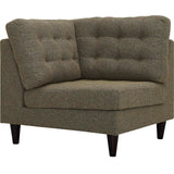 Empress Upholstered Fabric Corner Sofa - BUILDMYPLACE