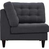 Empress Upholstered Fabric Corner Sofa - BUILDMYPLACE