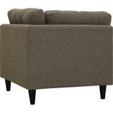 Empress Upholstered Fabric Corner Sofa - BUILDMYPLACE