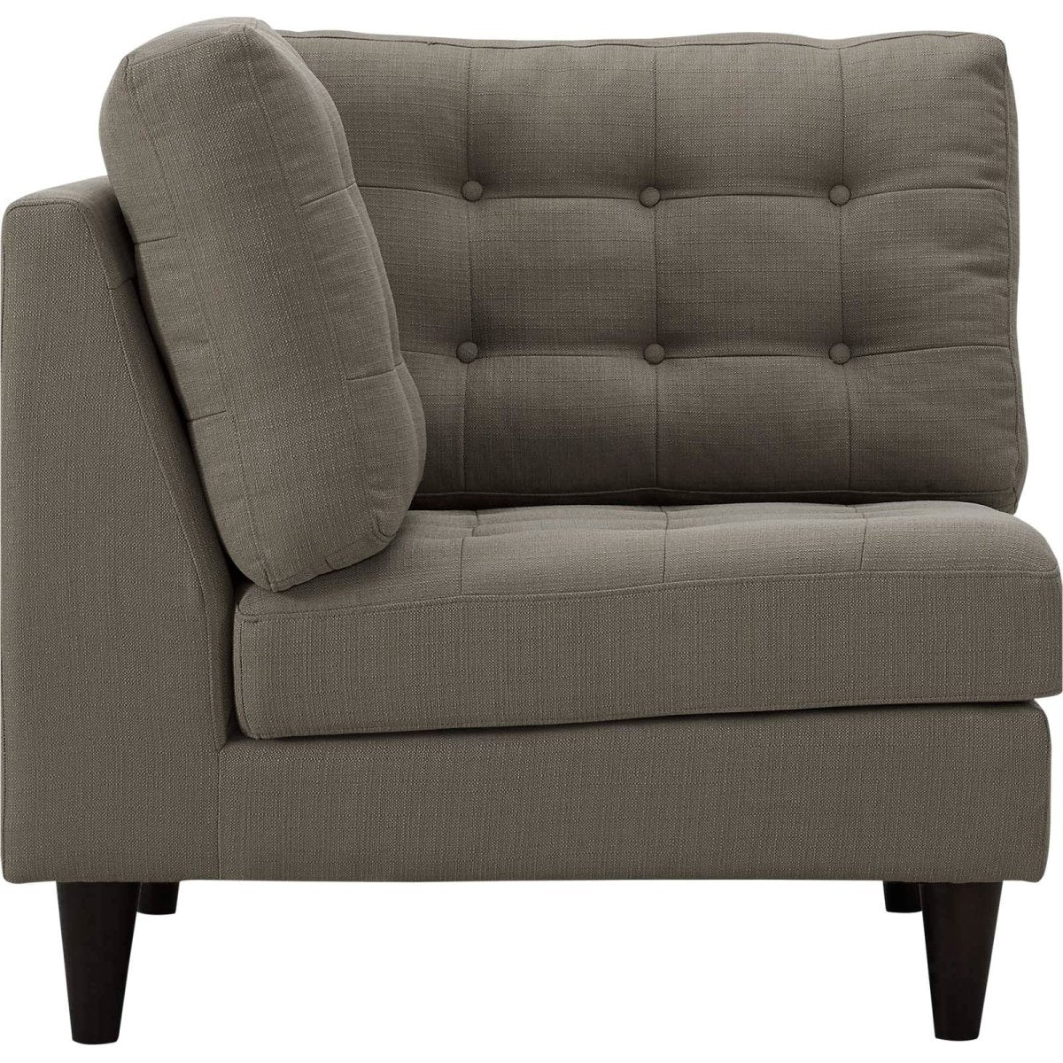 Empress Upholstered Fabric Corner Sofa - BUILDMYPLACE