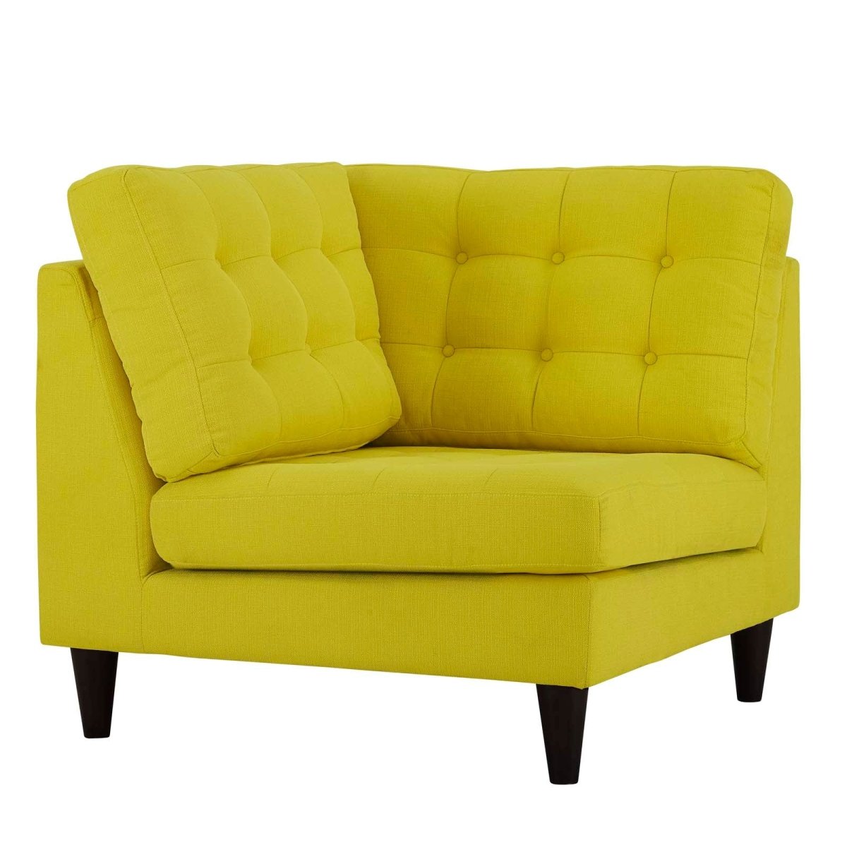 Empress Upholstered Fabric Corner Sofa - BUILDMYPLACE