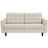 Empress Upholstered Fabric Loveseat - BUILDMYPLACE