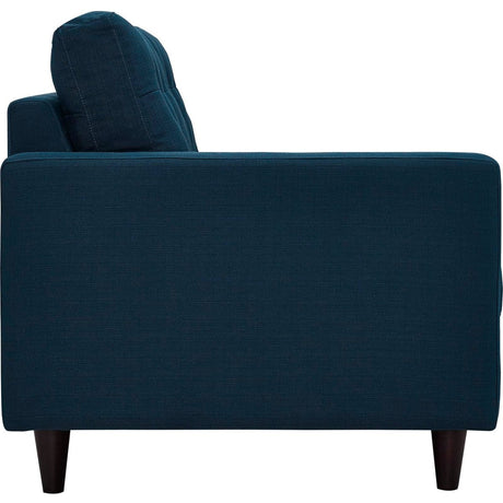 Empress Upholstered Fabric Loveseat - BUILDMYPLACE