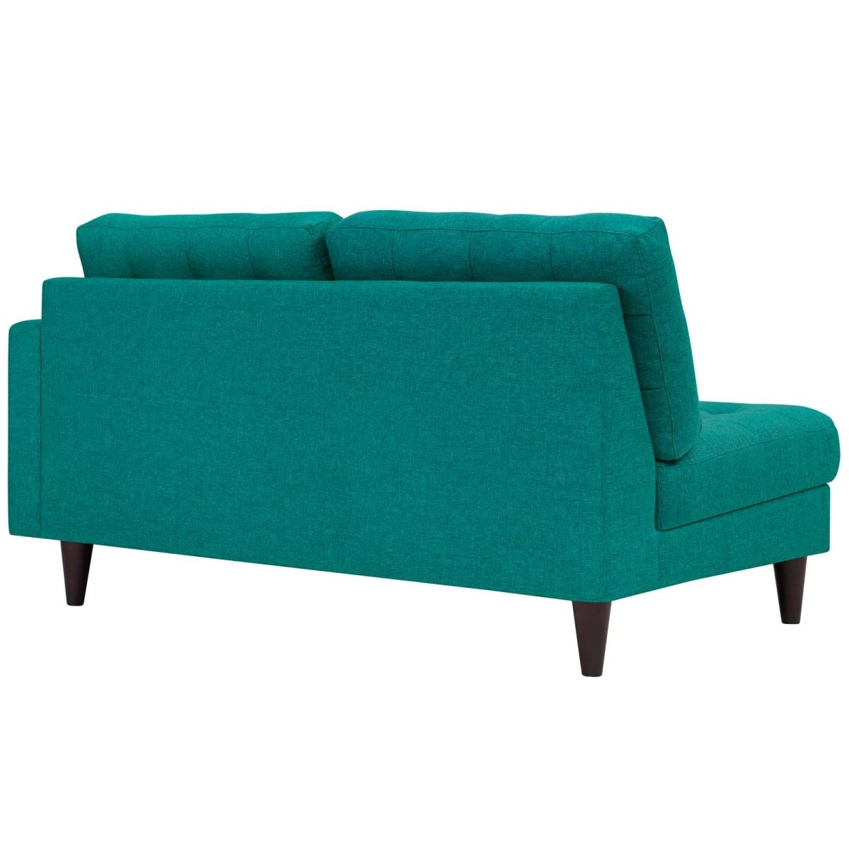 Empress Upholstered Fabric Loveseat - BUILDMYPLACE