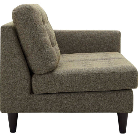 Empress Upholstered Fabric Loveseat - BUILDMYPLACE