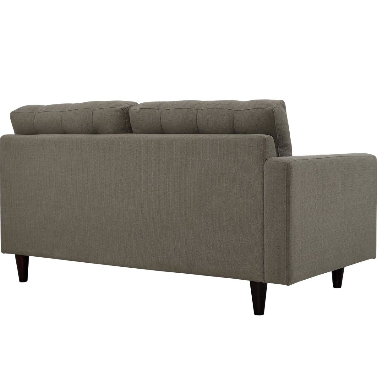 Empress Upholstered Fabric Loveseat - BUILDMYPLACE