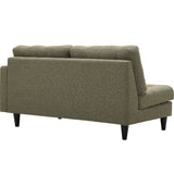 Empress Upholstered Fabric Loveseat - BUILDMYPLACE