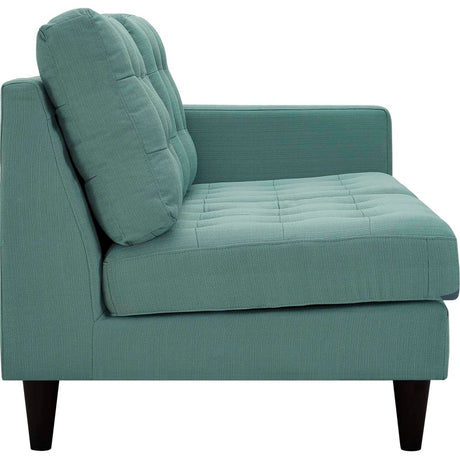 Empress Upholstered Fabric Loveseat - BUILDMYPLACE