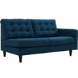 Empress Upholstered Fabric Loveseat - BUILDMYPLACE