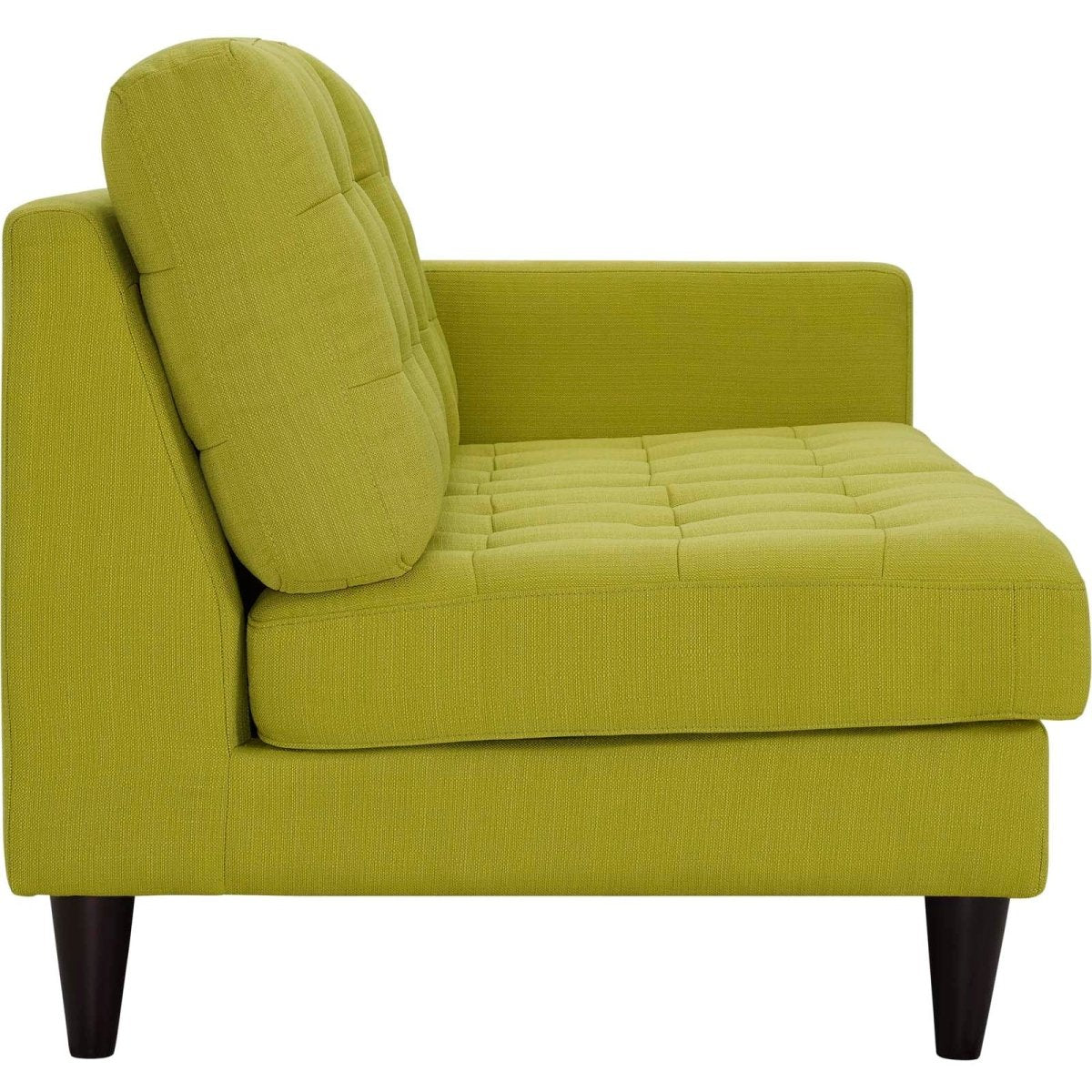 Empress Upholstered Fabric Loveseat - BUILDMYPLACE