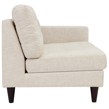 Empress Upholstered Fabric Loveseat - BUILDMYPLACE