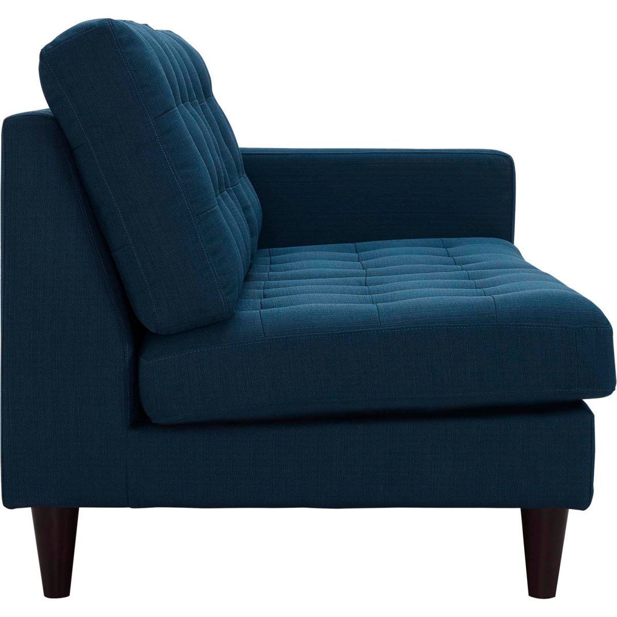 Empress Upholstered Fabric Loveseat - BUILDMYPLACE