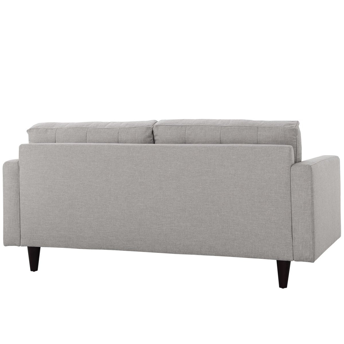 Empress Upholstered Fabric Loveseat - BUILDMYPLACE