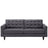 Empress Upholstered Fabric Sofa - BUILDMYPLACE