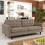 Empress Upholstered Fabric Sofa - BUILDMYPLACE