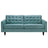 Empress Upholstered Fabric Sofa - BUILDMYPLACE