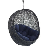 Encase Sunbrella Fabric Swing Outdoor Patio Lounge Chair Without Stand - BUILDMYPLACE